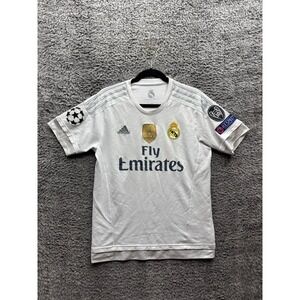 Adidas Real Madrid  Home #7 Ronaldo Jersey Shirt White‎ Mens Size M/L